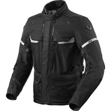 Rev It Outback 4 H2O Motorcycle Jacket XL Black EX-DISPLAY