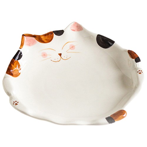 Reusable ceramic cat shaped - ceramic,