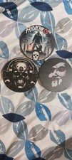 Friday 13th Jason horror movie 4" wooden coasters x3 Bnwot New 😎  W@W