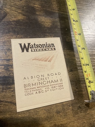 Original watsonian sidecars - original,