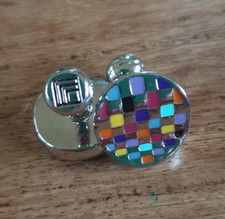 cufflinks Chic chequerboard