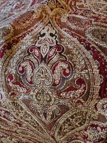 Intricate damask fabric - intricate, in