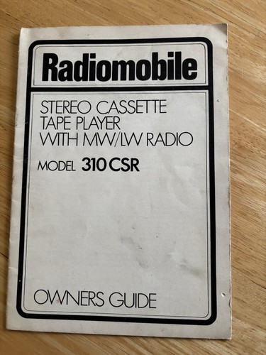 Radiomobile 310csr player - radiomobile,