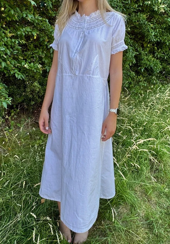 Antique victorian white cotton - victorian,