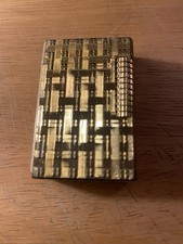 Vintage Zaima Gold-Tone Butane Pocket Lighter – Japan  Working.