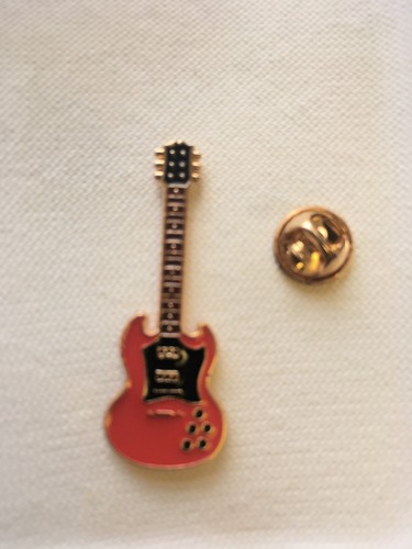 Guitar pin badge lapel - lapel, brooch