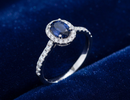 Sterling silver sapphire - sterling,