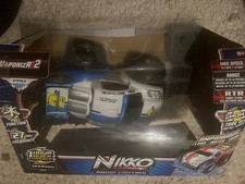 Nikko VaporizR Radio Controlled Car - blue and white 