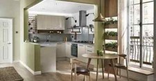 Howdens  Discontinued   Glendevon Gloss Cashmere Kitchen Range