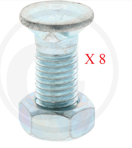 Plough bolt m14 9 - m14, 40-10.9