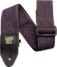 ERNIE BALL 'Purple Paisley' Jacquard Guitar/Bass Strap - 41-72 cm Classic Length