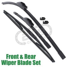 Honda Jazz GE 2008-2016 Front & Rear Windscreen Wiper Blades Set 26" 14" 14"