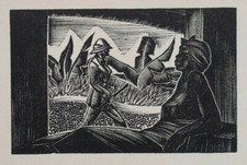 MAN & RECLINING WOMAN By Lynd