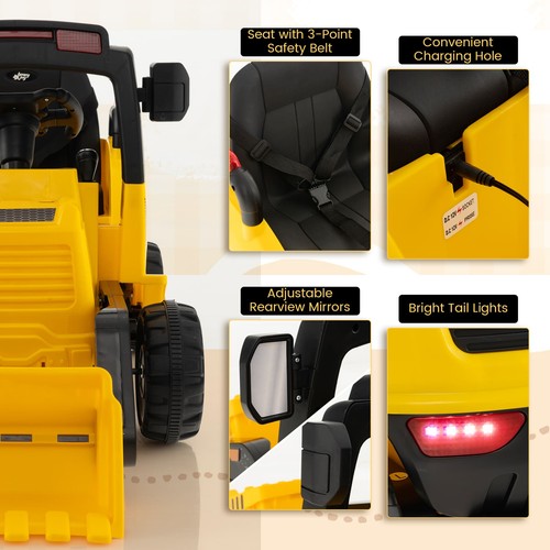 Battery powered ride - powered, on