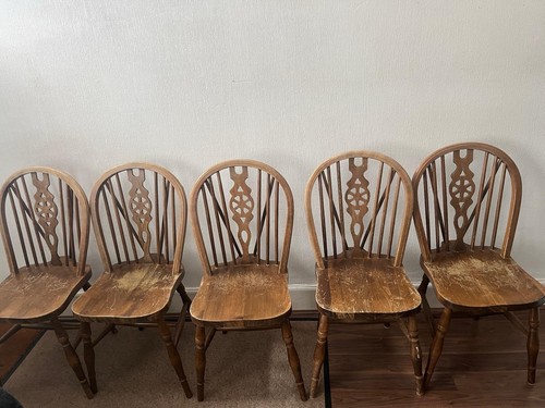 Antique solid wood windsor - solid,