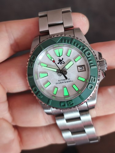 Seiko mod green manta ray - mod,