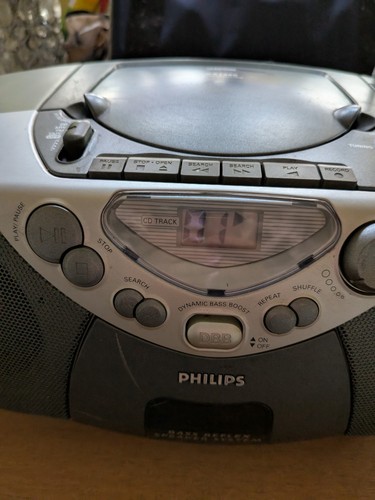Philips portable cassette - philips, cd