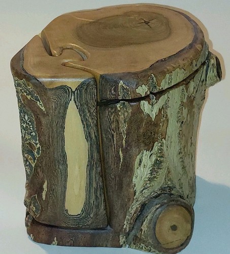 Vintage box trix walnut - box, of