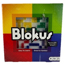 Blokus Board Game 2019 Mattel 2-4 Plastic Puzzle Game 99% Complete In Box