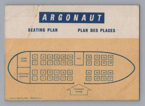 Boac argonaut vintage airline - vintage,