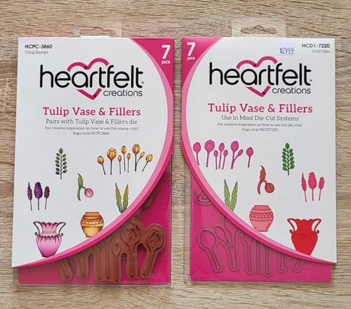 Heartfelt creations tulip vase - heartfelt,