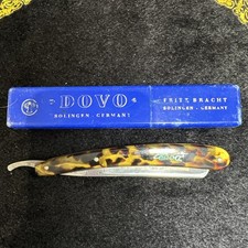 Vintage Dovo-Fritz Bracht Straight Razor With Original Solinger Case German 