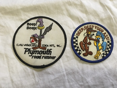 Plymouth road runner patch - runner,