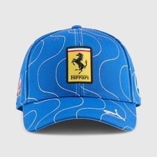 Ferrari Monza Cap, F1, Special Edition 2025, Adult, Blue, Official Merchandise
