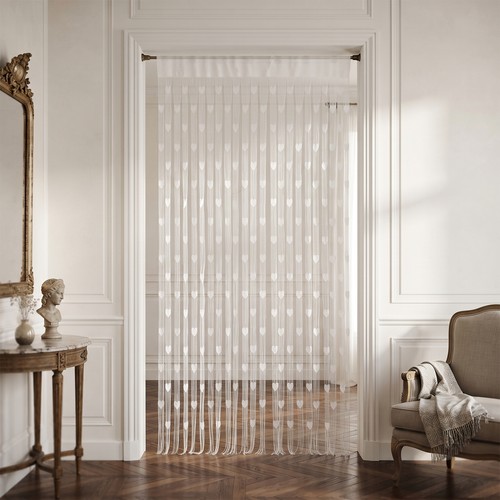 100x200cm love heart curtains - 100x200cm,