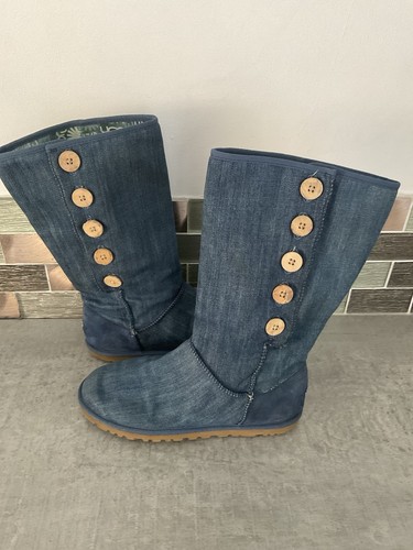 Vintage denim ugg boots - vintage,