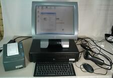 Aures Elios-II-G-ELO Touch Screen EPOS Sys + Posligne TRP-100-II Receipt Printer