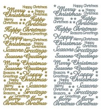 Happy Christmas peel off