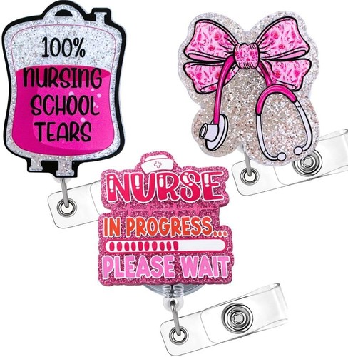 3pc future student nurse badge - future,