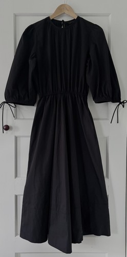 Zara puff sleeve midi dress - puff,
