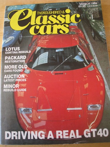 Classic cars mar 1986 - mar,