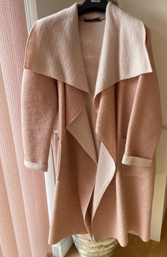 Women coat large - coat, blush