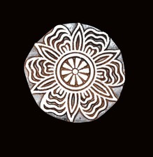 Indian Wood Printing Block -