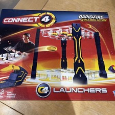 CONNECT 4 LAUNCHERS GAME : 2012 Edition By Hasbro - In Vgc (FREE UK P&P)