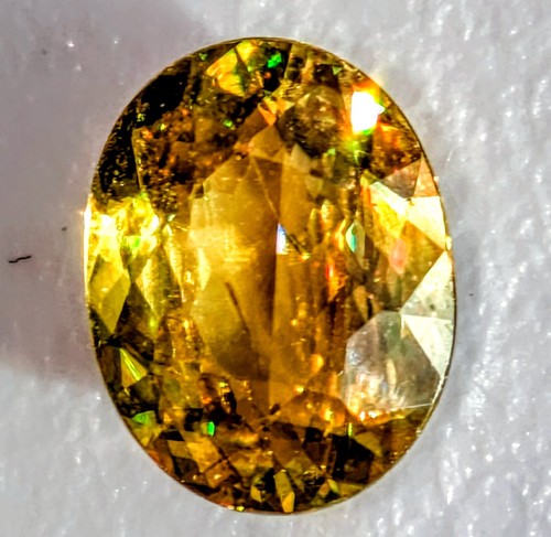 40ct sphene tiranite 8x6mm - 1.40ct, sphene/tiranite