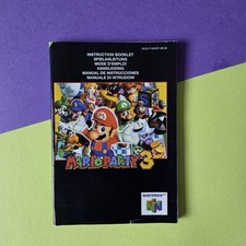 Mario Party 3 N64 Manual