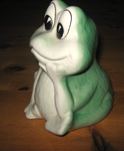 Vintage sylvac green glaze - green,