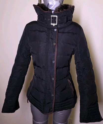 Ladies zara basic black - basic, parka