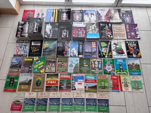 Cup final programmes 1954 - programmes,
