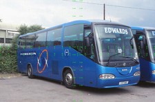Edwards Efail Isaf Y37HHE Scania K124IB4 Irizar Original 35mm slide RZ1003
