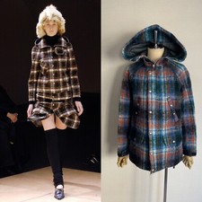 Junya Watanabe Comme des garcons GORE Winds Stopper Mohair Tweed Jacket AD2005