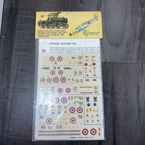Decal sheet esci - decal, morane