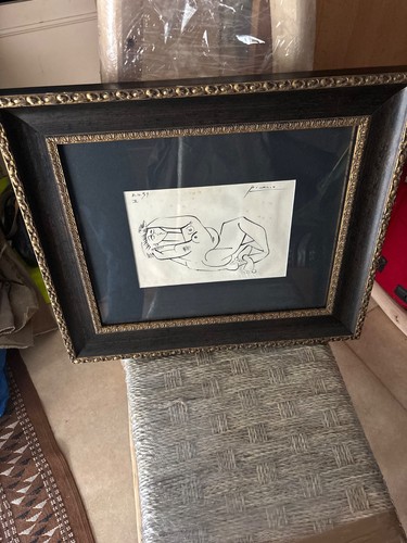 Vintage cubist nude - cubist,