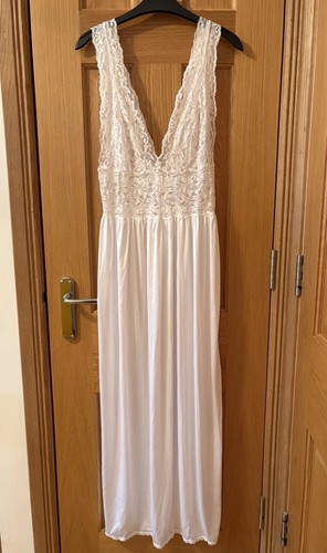 Vintage charnos white chemise - vintage,