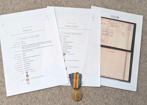 Original ww1 victory medal - original, to