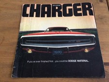 1970 Dodge Charger Cataloge  – Original Vintage Piece!  Rare!  Please read 